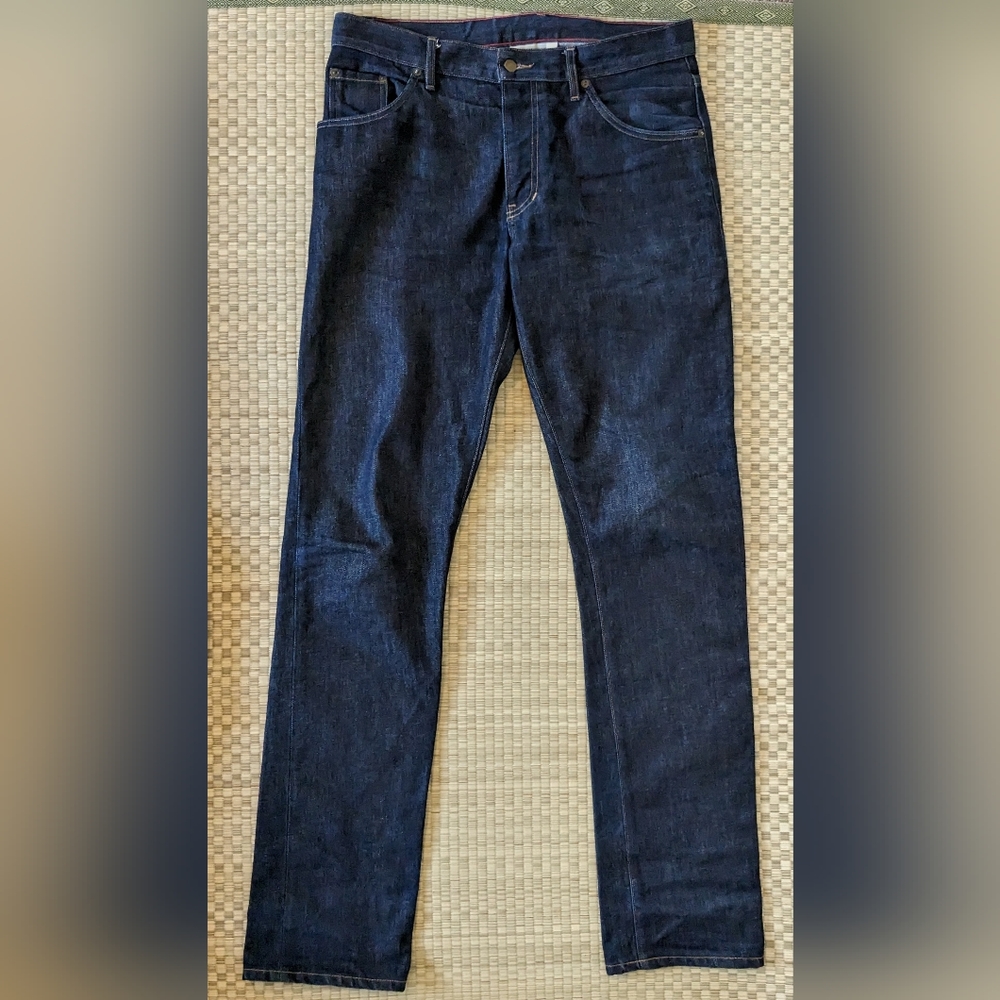 Raleigh Denim Jones Jeans Blue Men's Size 33 x 36 Made in USA